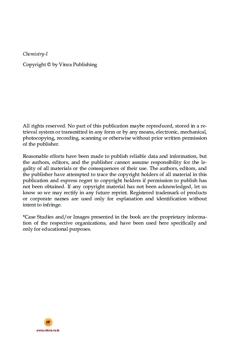 Chemistry-I - Page 3