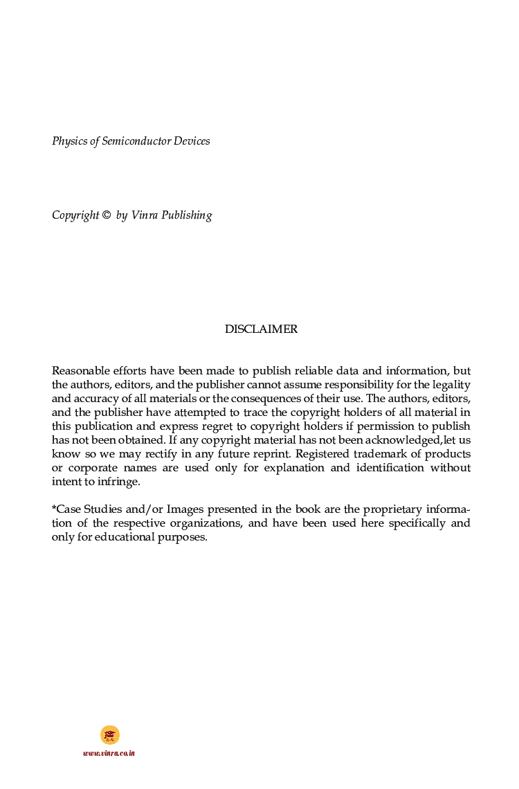 Physics of Semiconductor Devices - Page 3