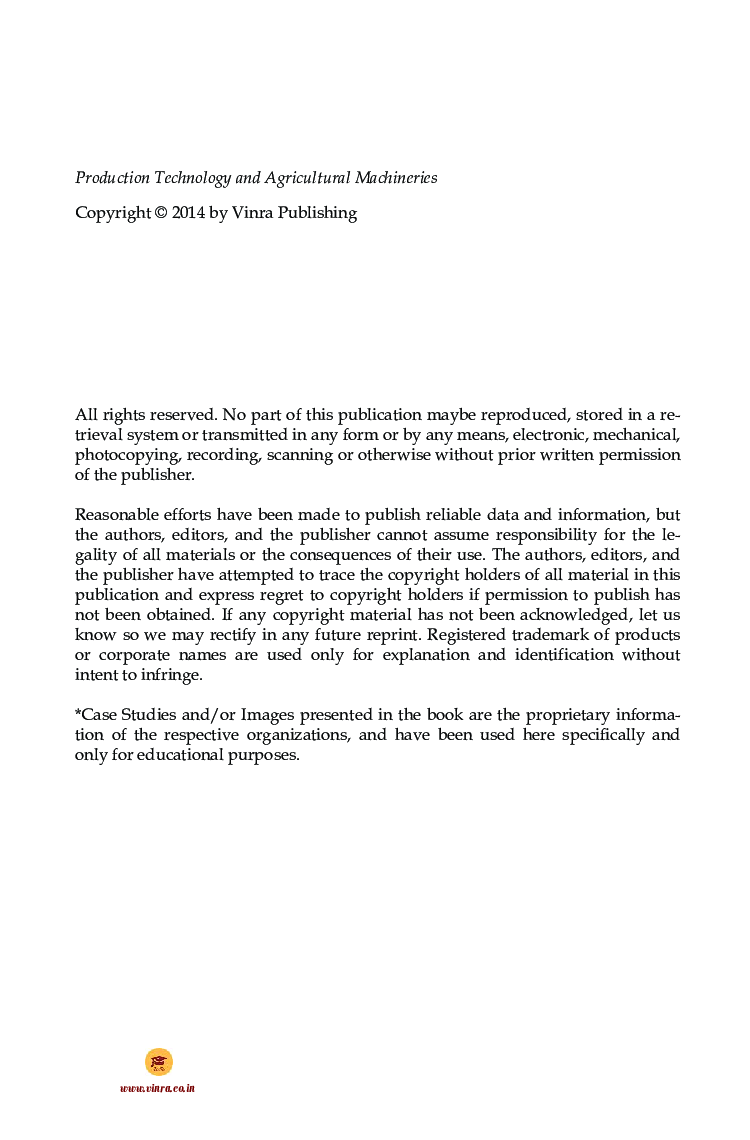 Production Technology and Agricultural Machineries - Page 3