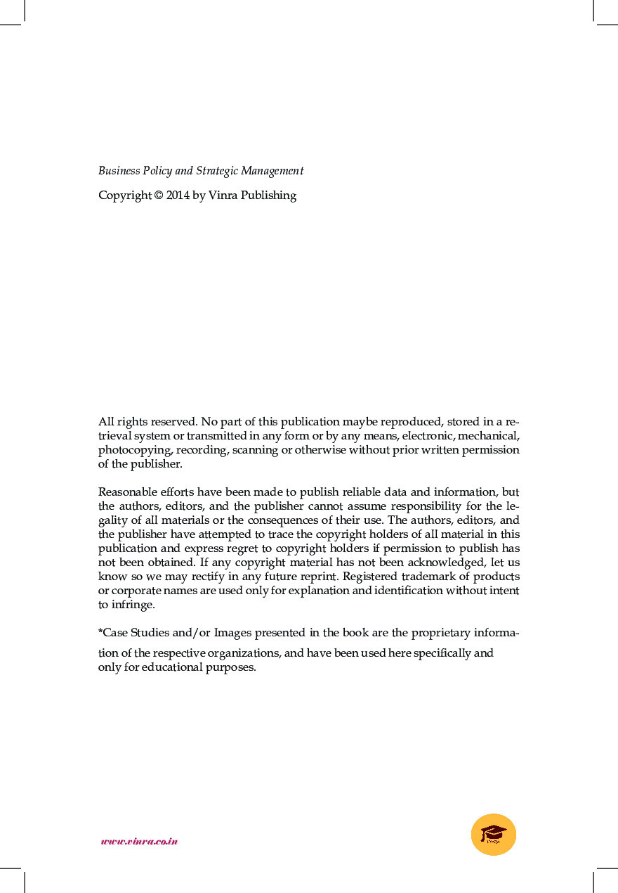Business Policy And Strategic Management - Page 3