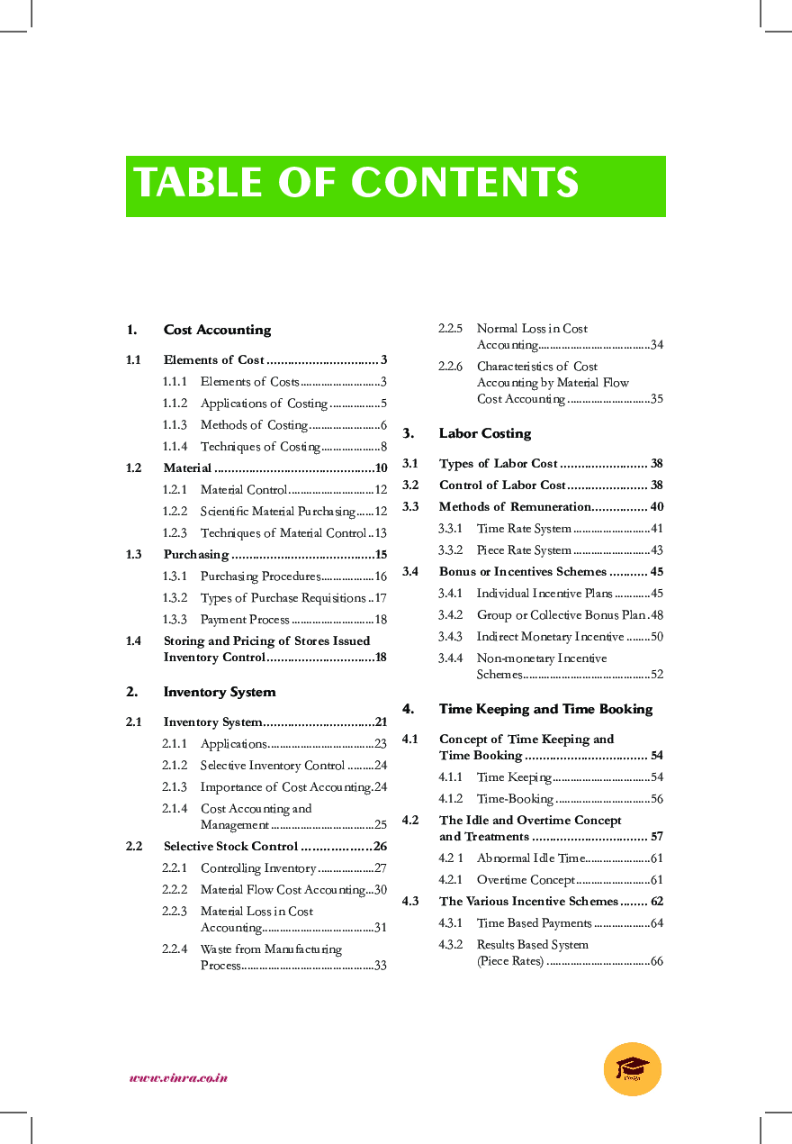 Cost And Management Accounting - Page 4