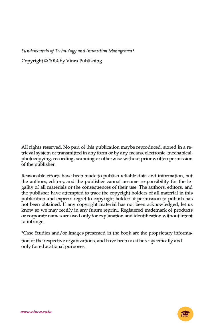 Fundamentals Of Technology And Innovation Management - Page 3