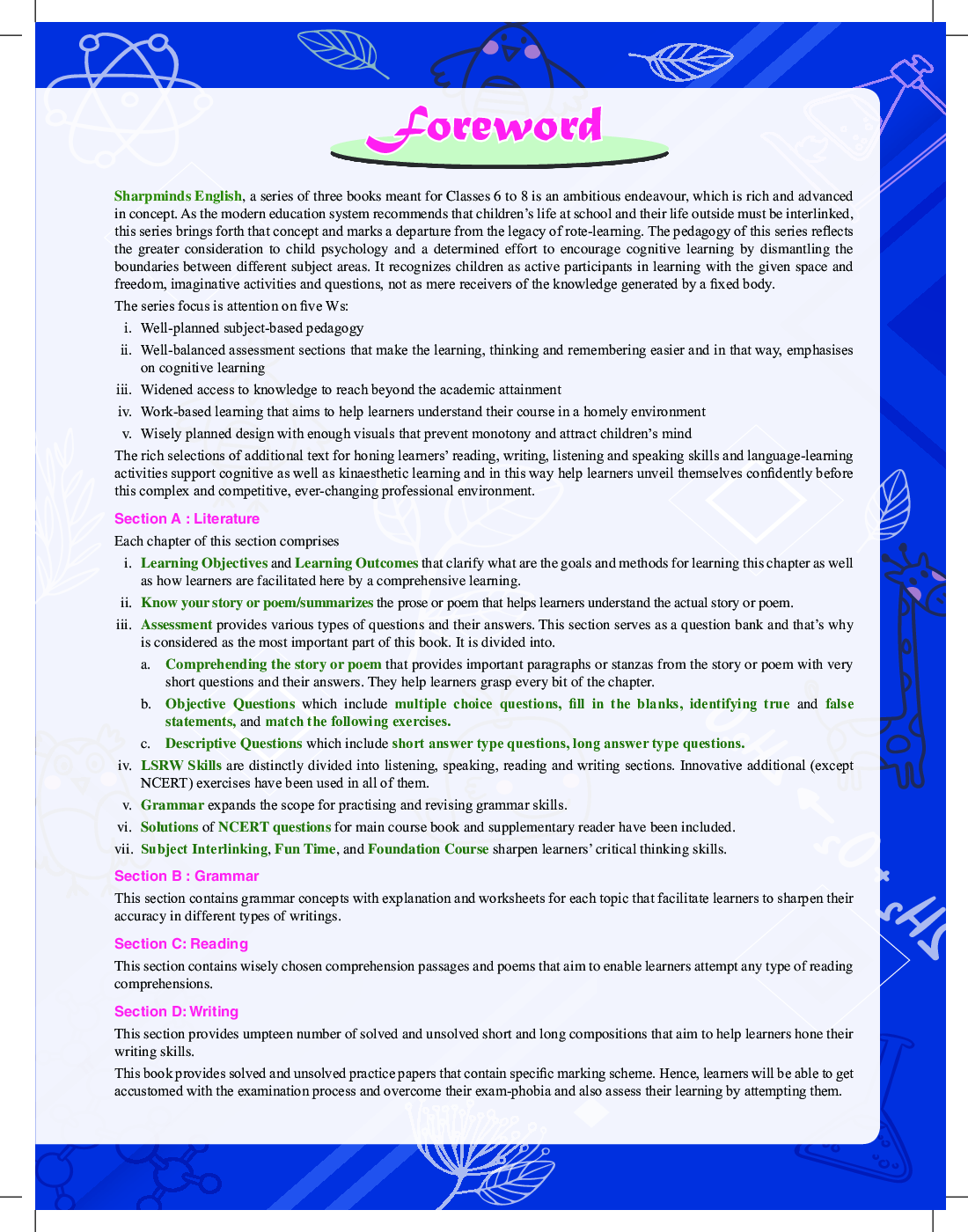 Sharpminds NCERT Companion English For Class-6 - Page 4