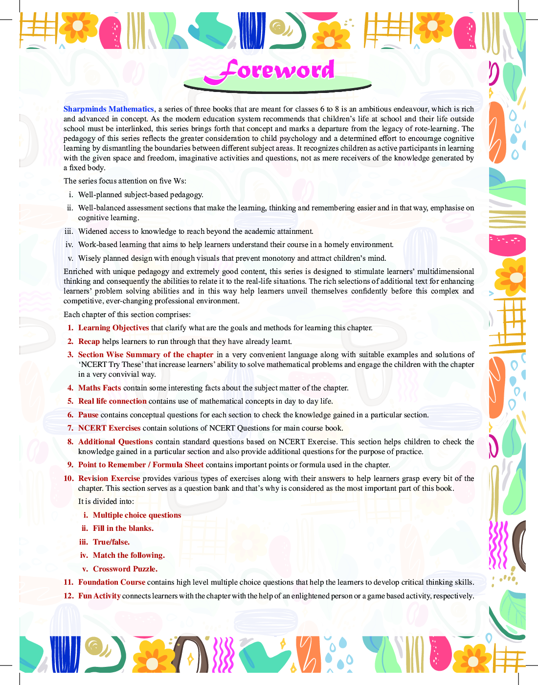 Sharpminds NCERT Companion Mathematics For Class-6 - Page 4