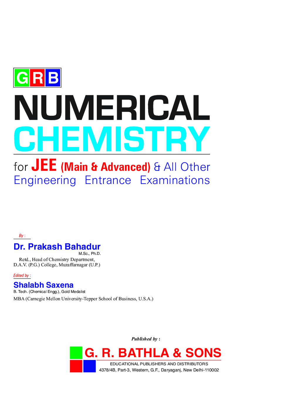 JEE Mains & Advanced Numerical Chemistry - Page 4