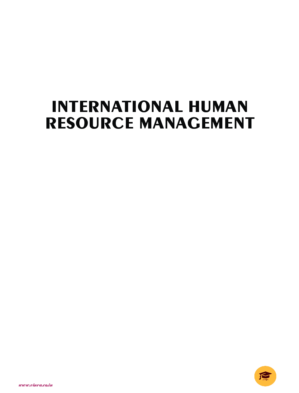 International Human Resource Management - Page 2