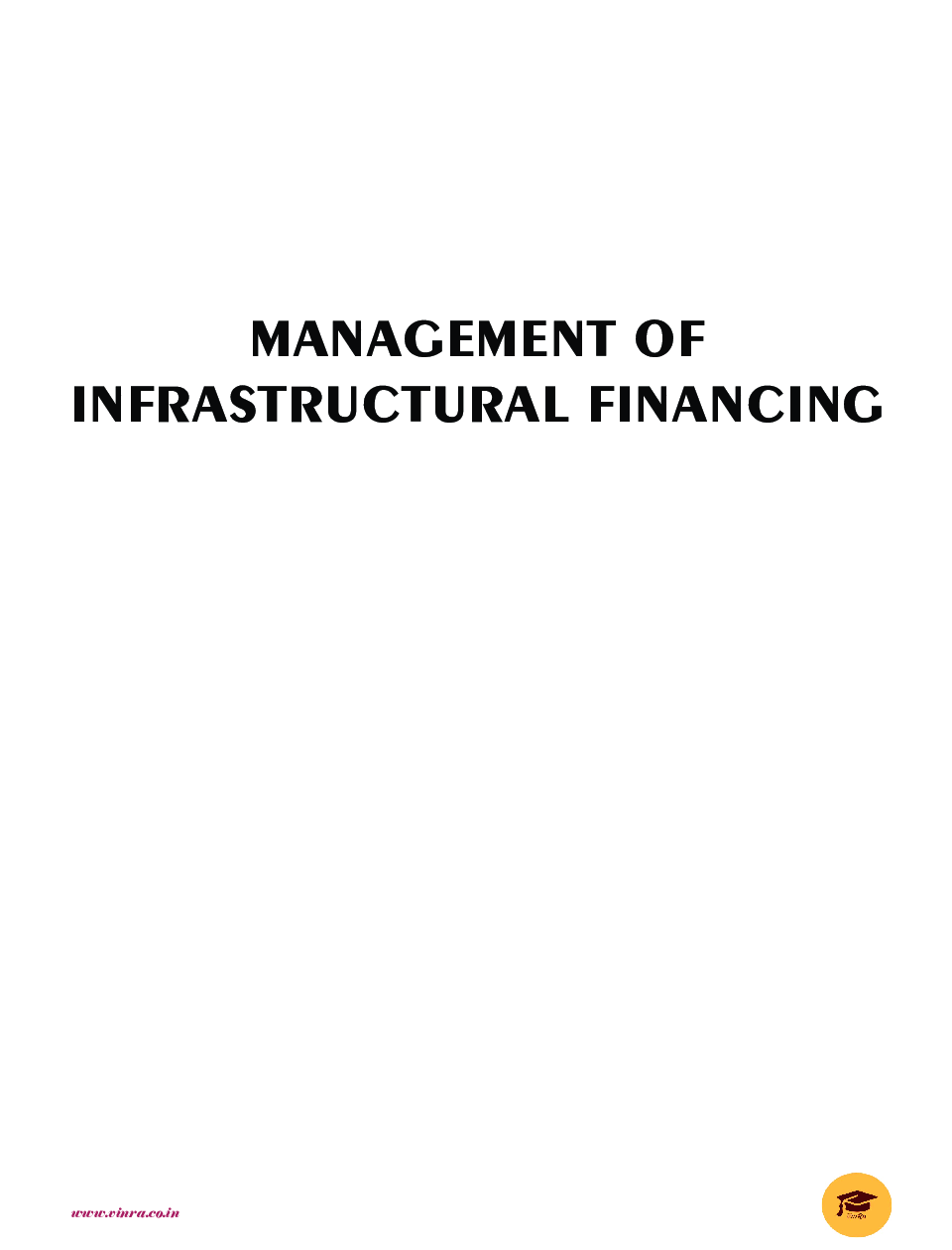 Management Of Infrastructural Financing - Page 2