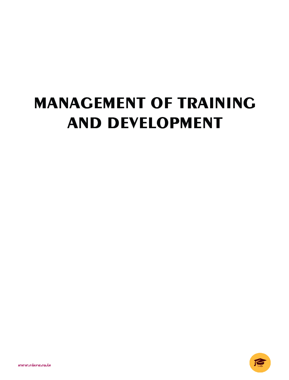 Management Of Training And Development - Page 2