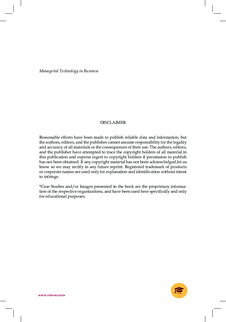 Managerial Technology In Business - Page 3