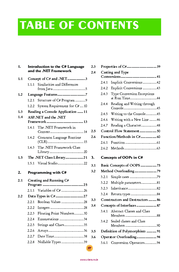 Computer Science C# with .NET - Page 4