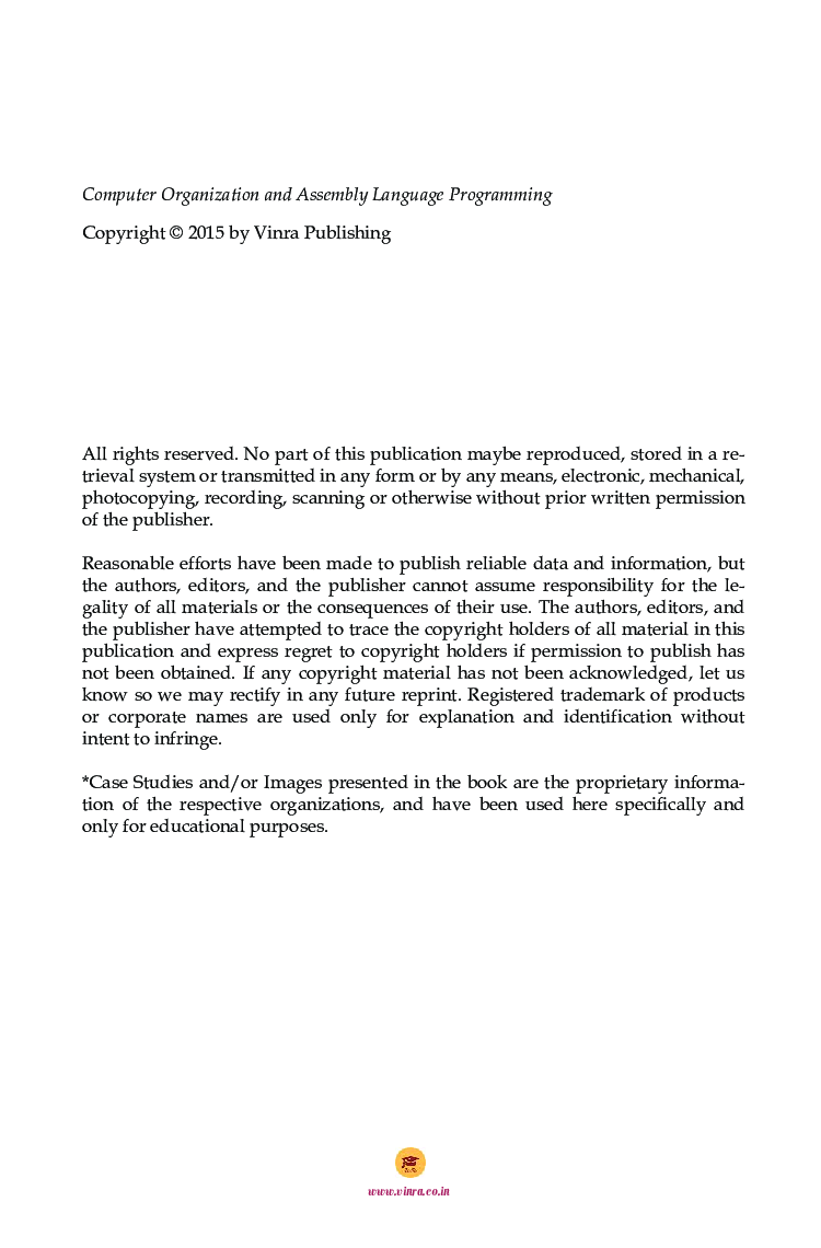Computer Science Computer Organization and Assembly Language Programming - Page 3