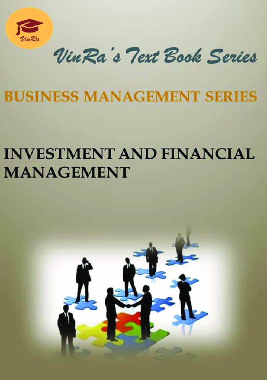 Investment And Financial Management - Page 1