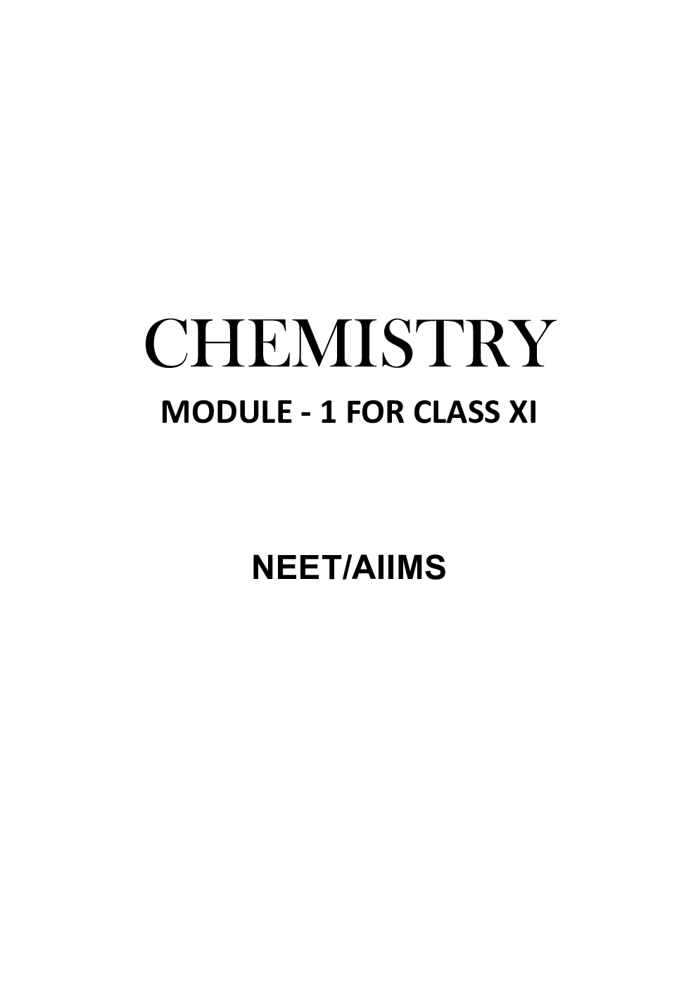 Study Package of Chemistry For NEET/AIIMS - Page 4