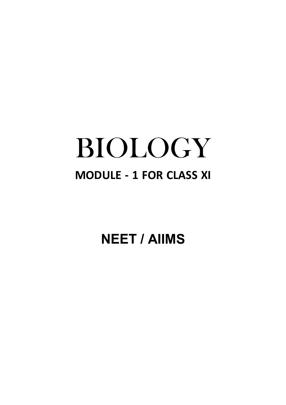 Study Package of Biology For NEET/AIIMS - Page 4