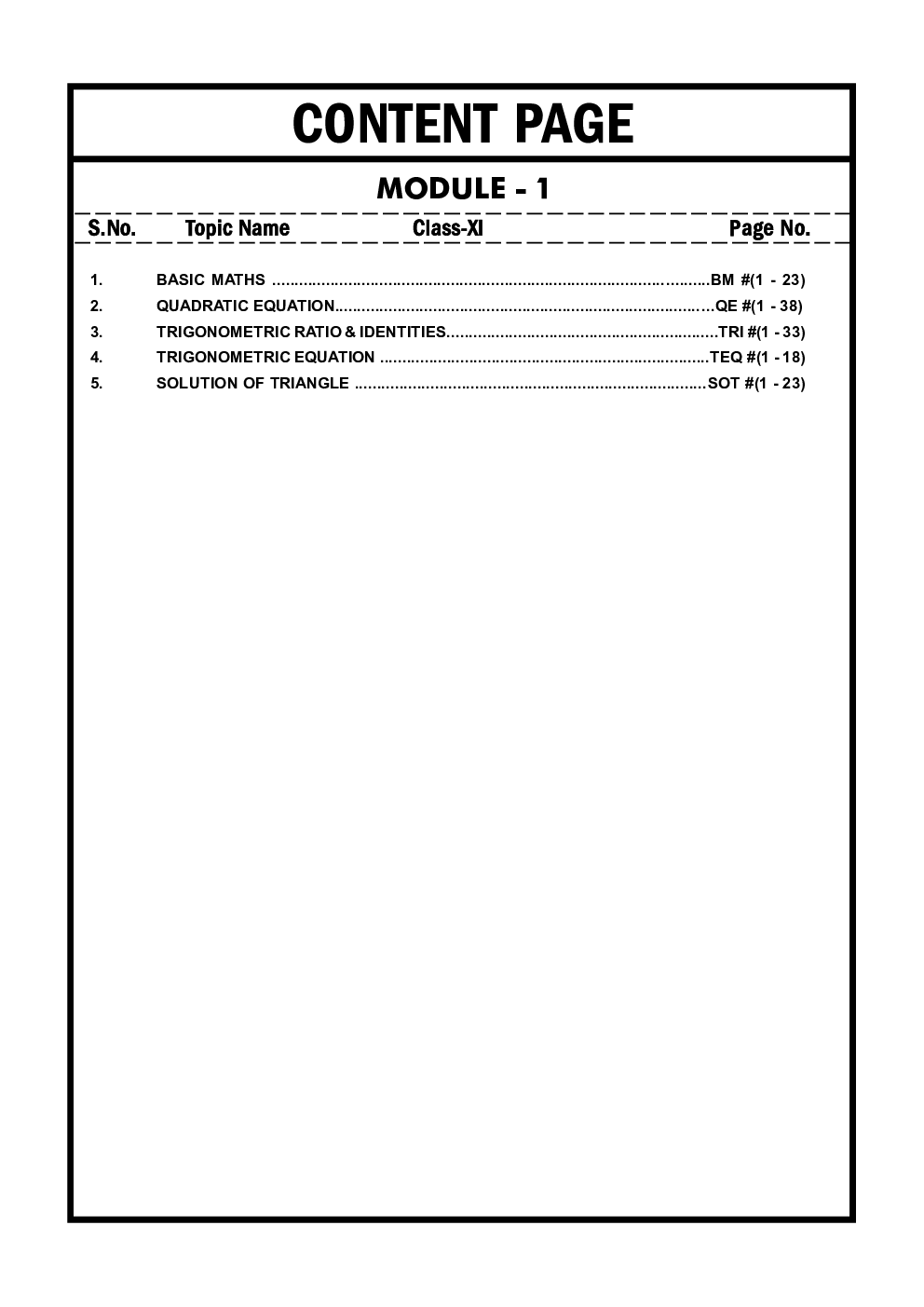 Study Package of Mathematics For IIT-JEE (Main & Advanced) - Page 5