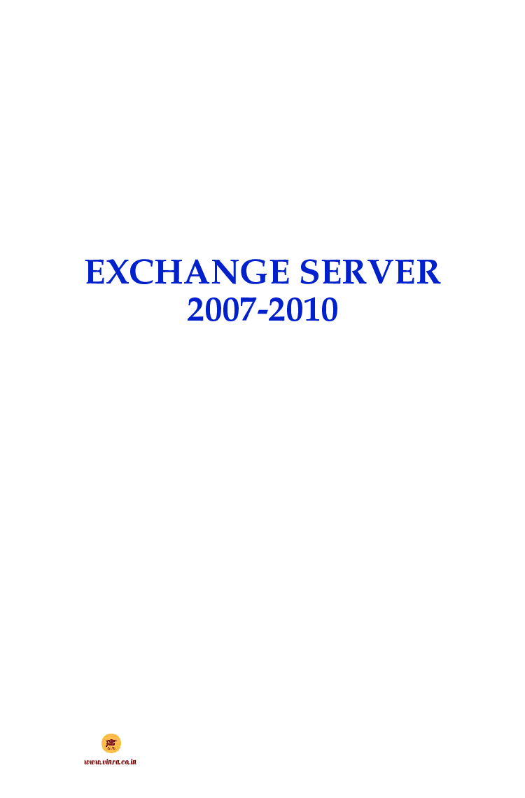 Computer Science Exchange Server 2007-2010 - Page 2