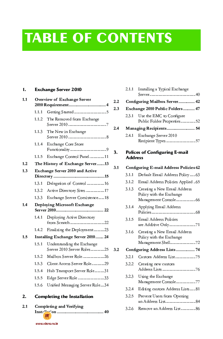 Computer Science Exchange Server 2007-2010 - Page 4