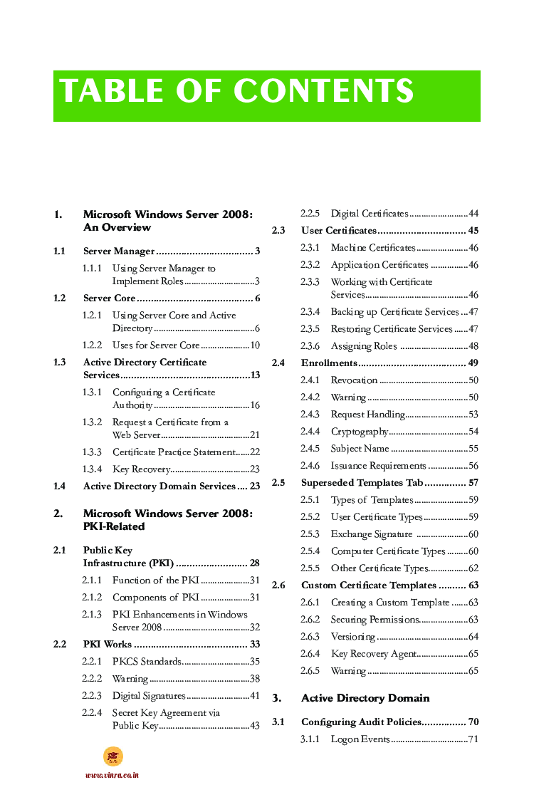 Computer Science  MCITP Enterprise Administrator (Windows Server 2008) - Page 4