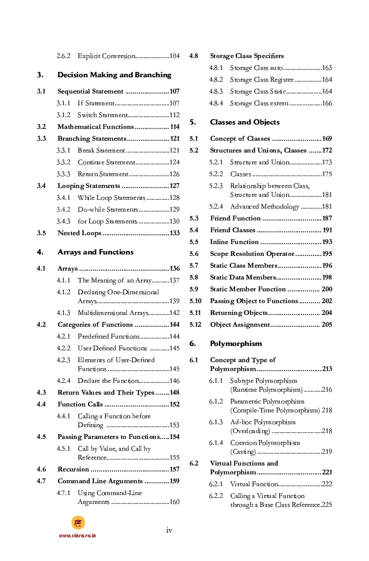 Computer Science Object Oriented Programming Using C++ - Page 5