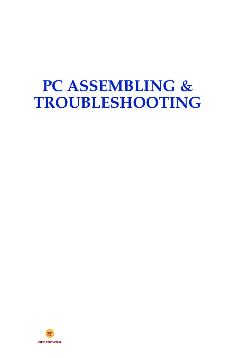 Computer Science PC Assembling & Troubleshooting - Page 2