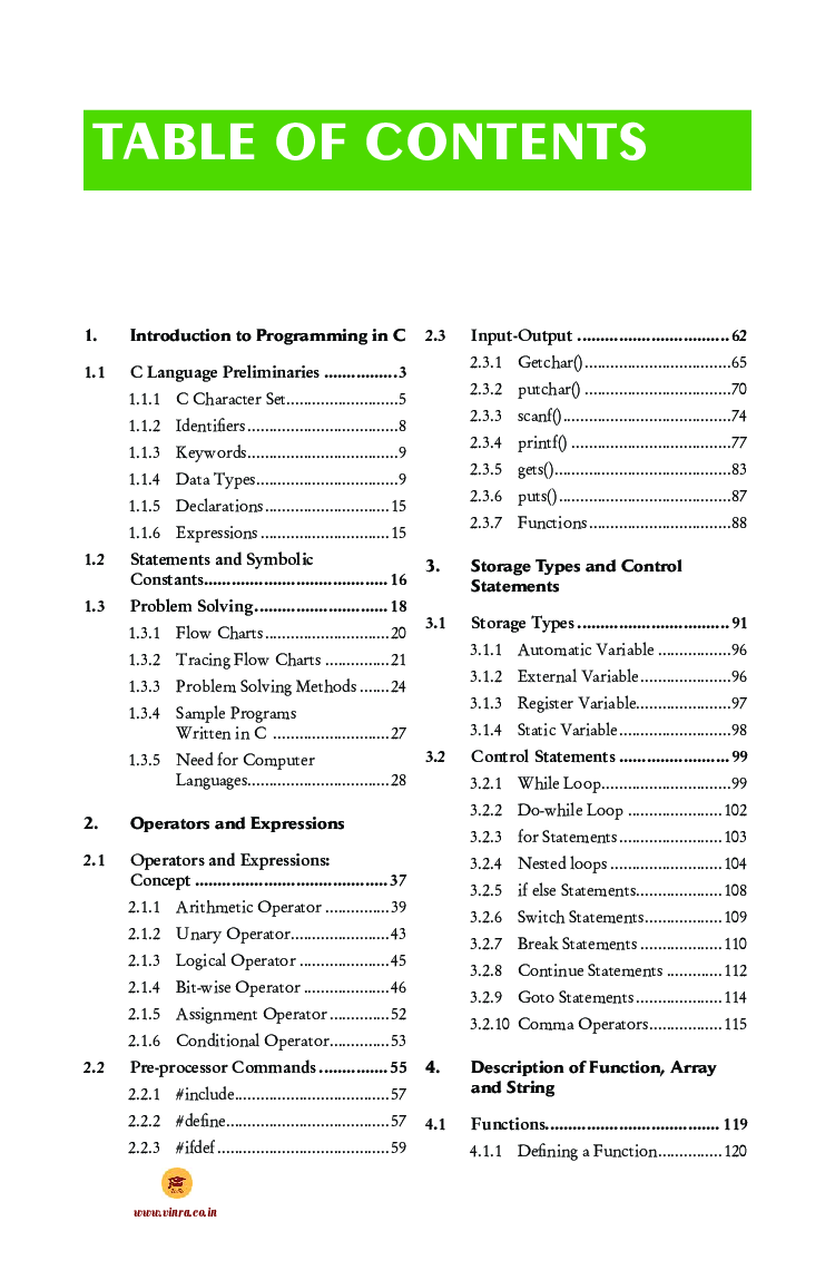 Computer Science Programming in C - Page 4