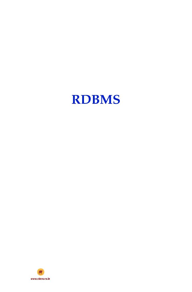 Computer Science RDBMS - Page 2