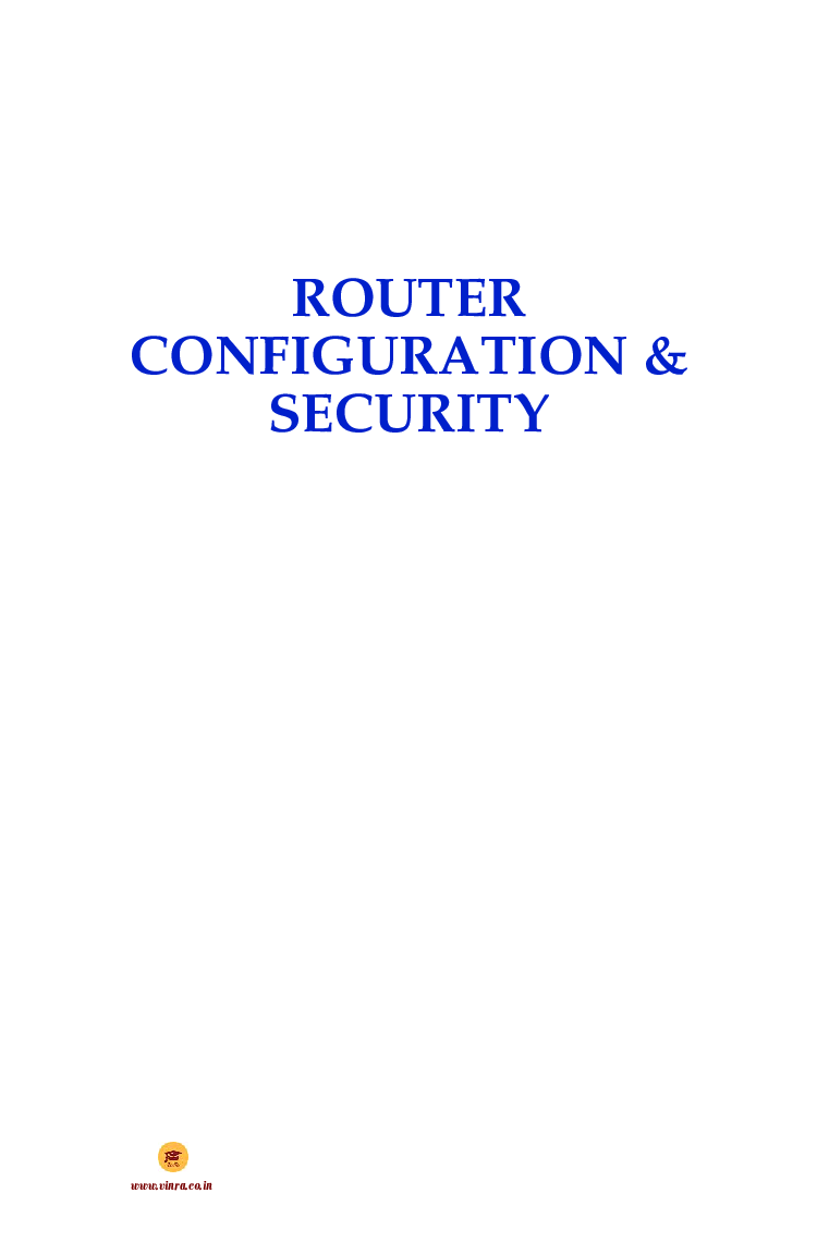 Computer Science Router Configuration & Security - Page 2