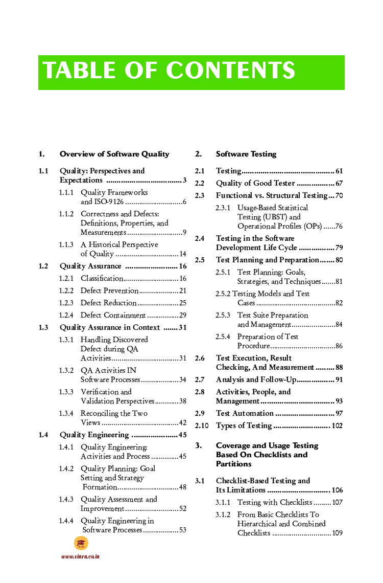 Computer Science Software Quality and Testing - Page 4