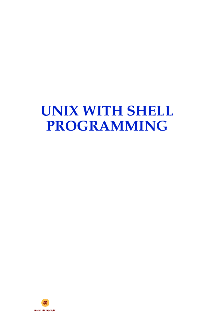 Computer Science Unix With Shell Programming - Page 2