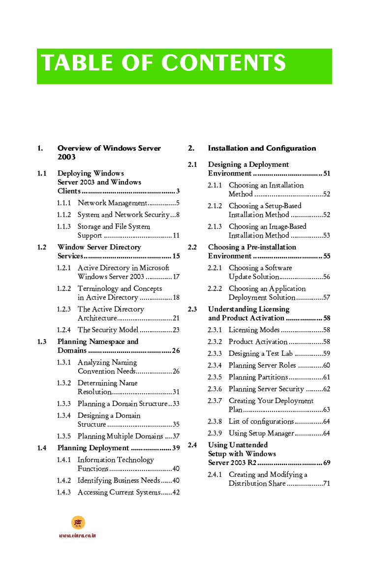 Computer Science Windows 2003 Server Administration - Page 4