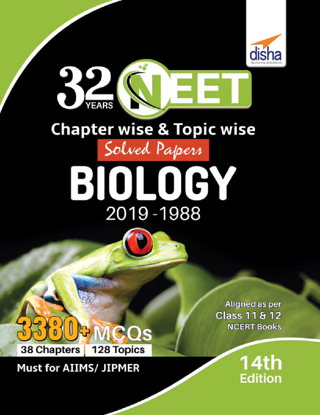 32 Years NEET Chapter-Wise & Topic-Wise Solved Papers Biology (2019 - 1988) 14th Edition - Page 1