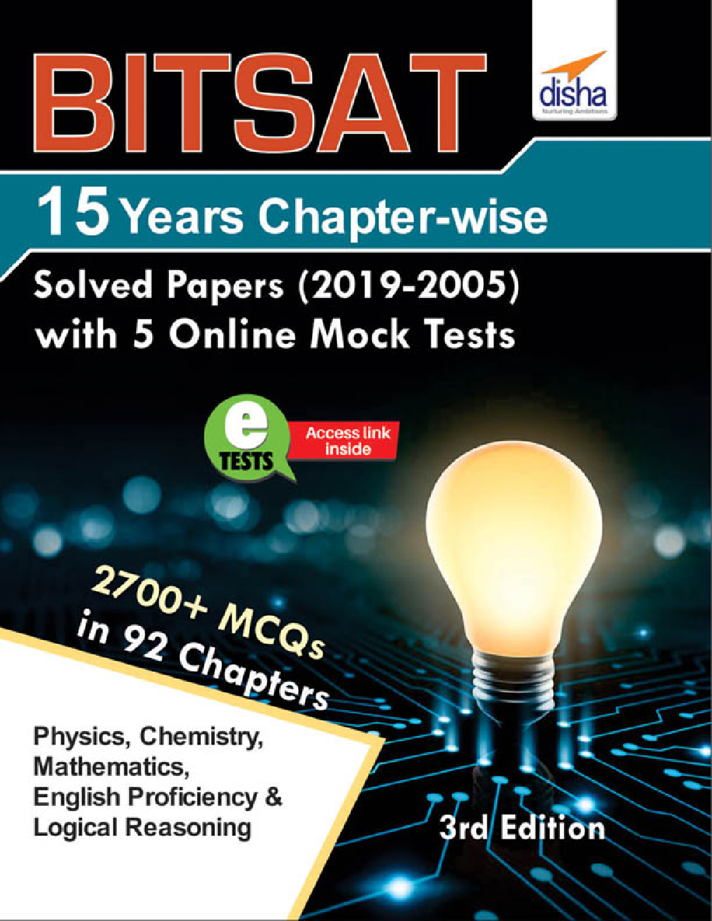 BITSAT 15 Years Chapter-Wise Solved Papers (2019-2005) With 5 Online Mock Tests 3rd Edition - Page 1