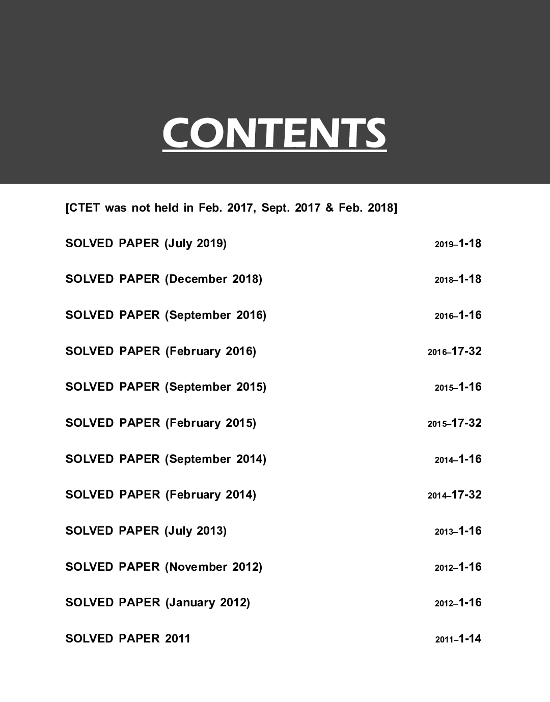 12 Year-Wise CTET Paper 1 Solved Papers (2011 - 2019) - 2nd English Edition - Page 4