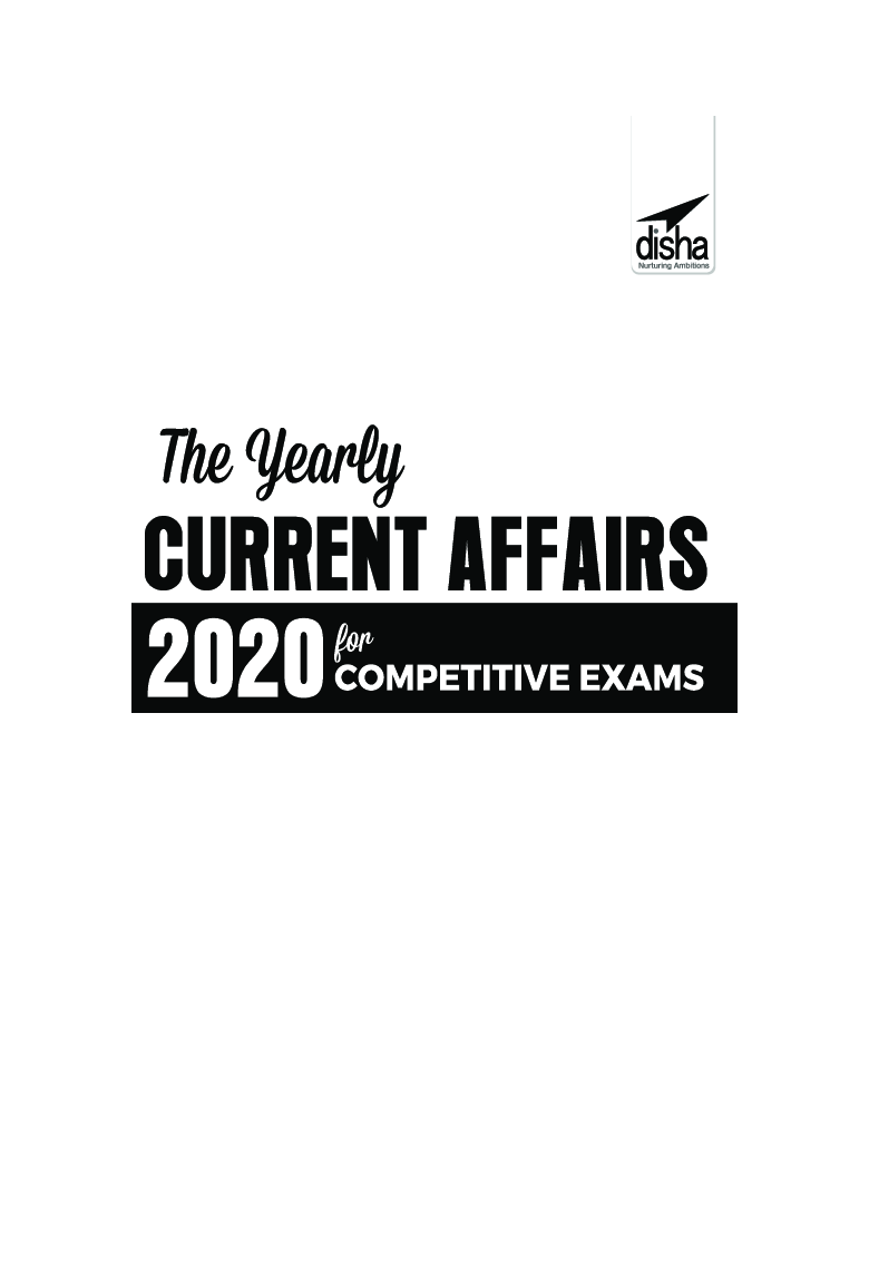 The Yearly Current Affairs 2020 For Competitive Exams 5th Edition - Page 2