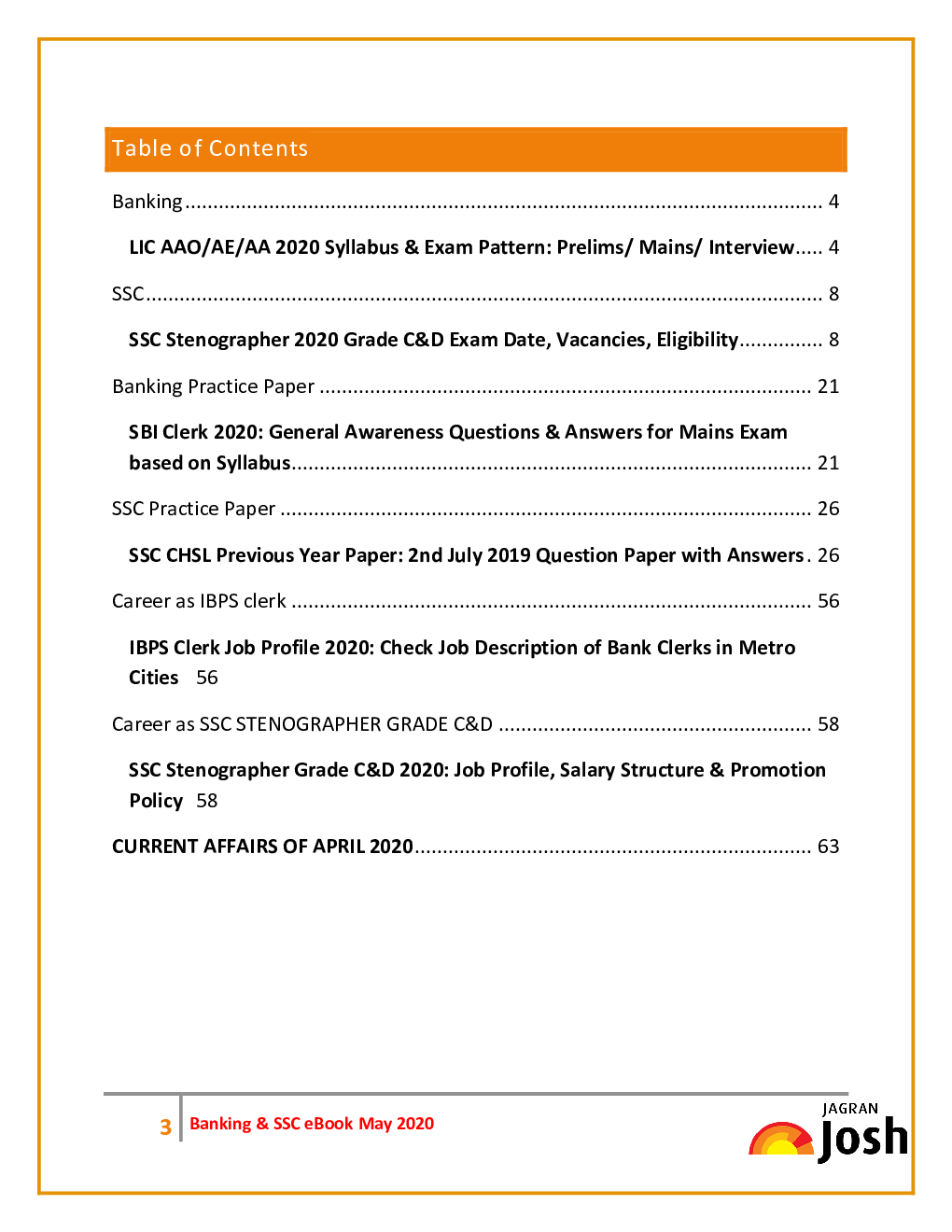 Banking & SSC May 2020 eBook - Page 3