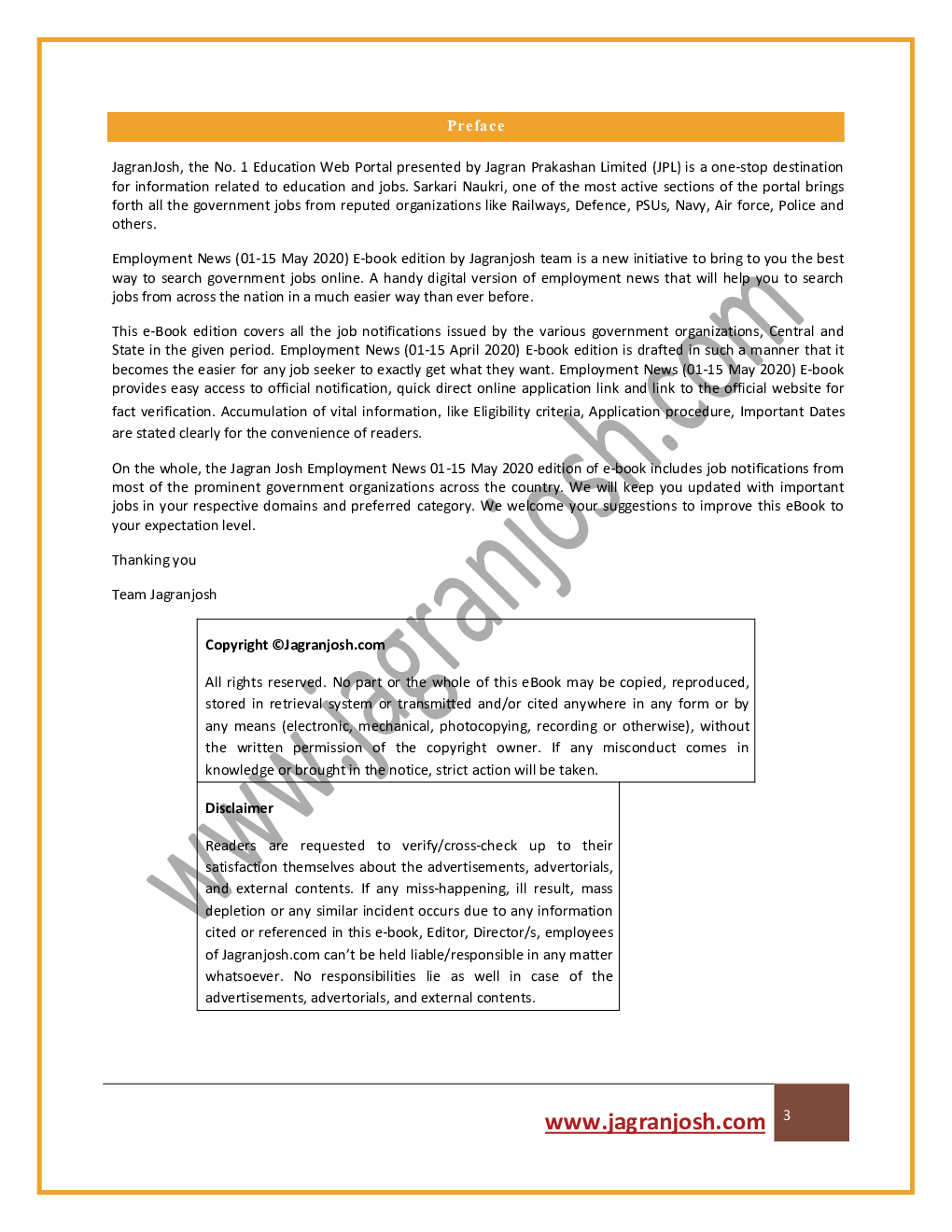 Employment News (1-15) May 2020 eBook - Page 3