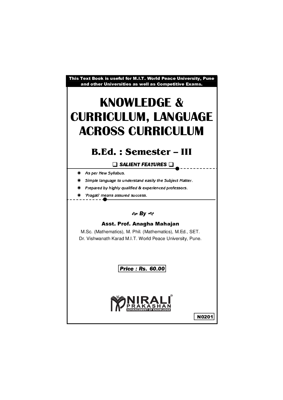 Knowledge And Curriculum, Language Across Curriculum - Page 2