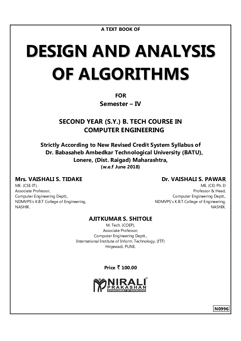 Design And Analysis Of Algorithms - Page 2