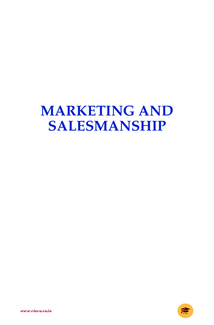 Marketing and Salesmanship - Page 2
