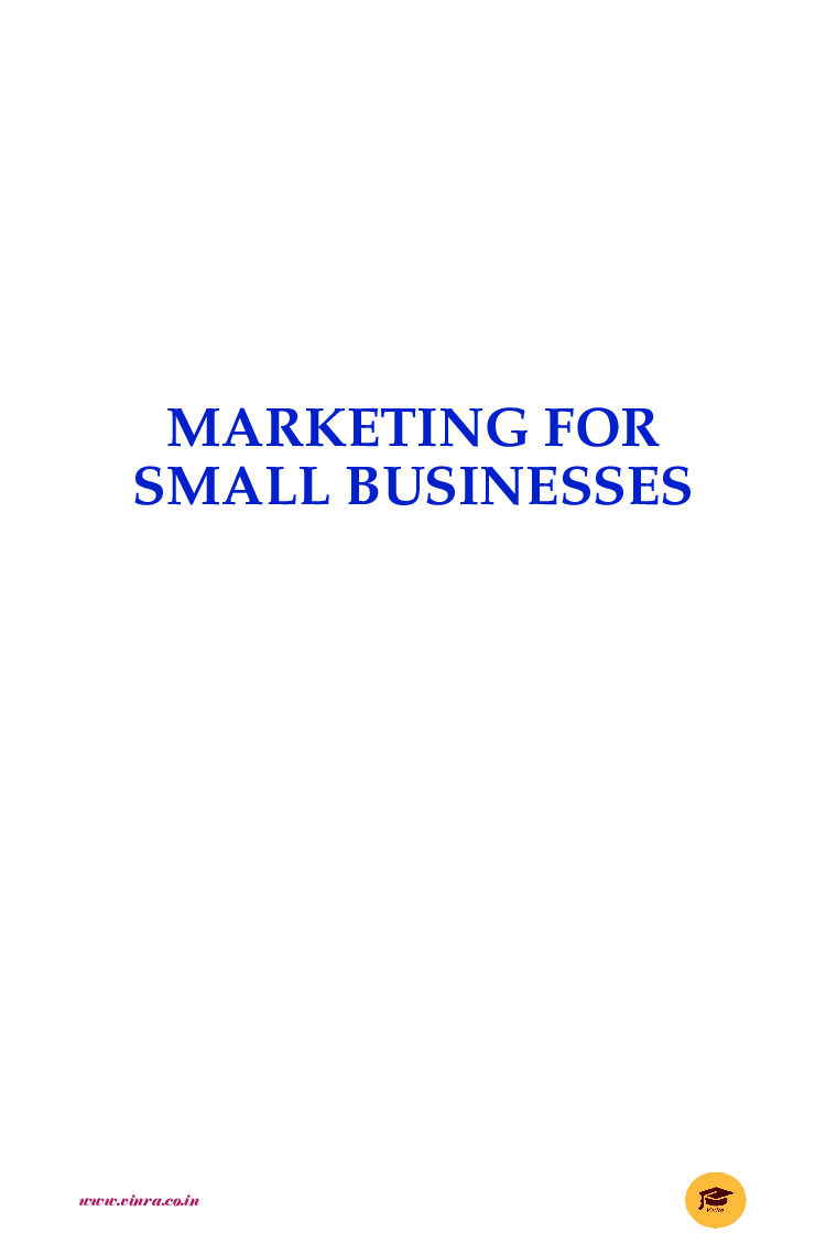 Marketing for Small Businesses - Page 2