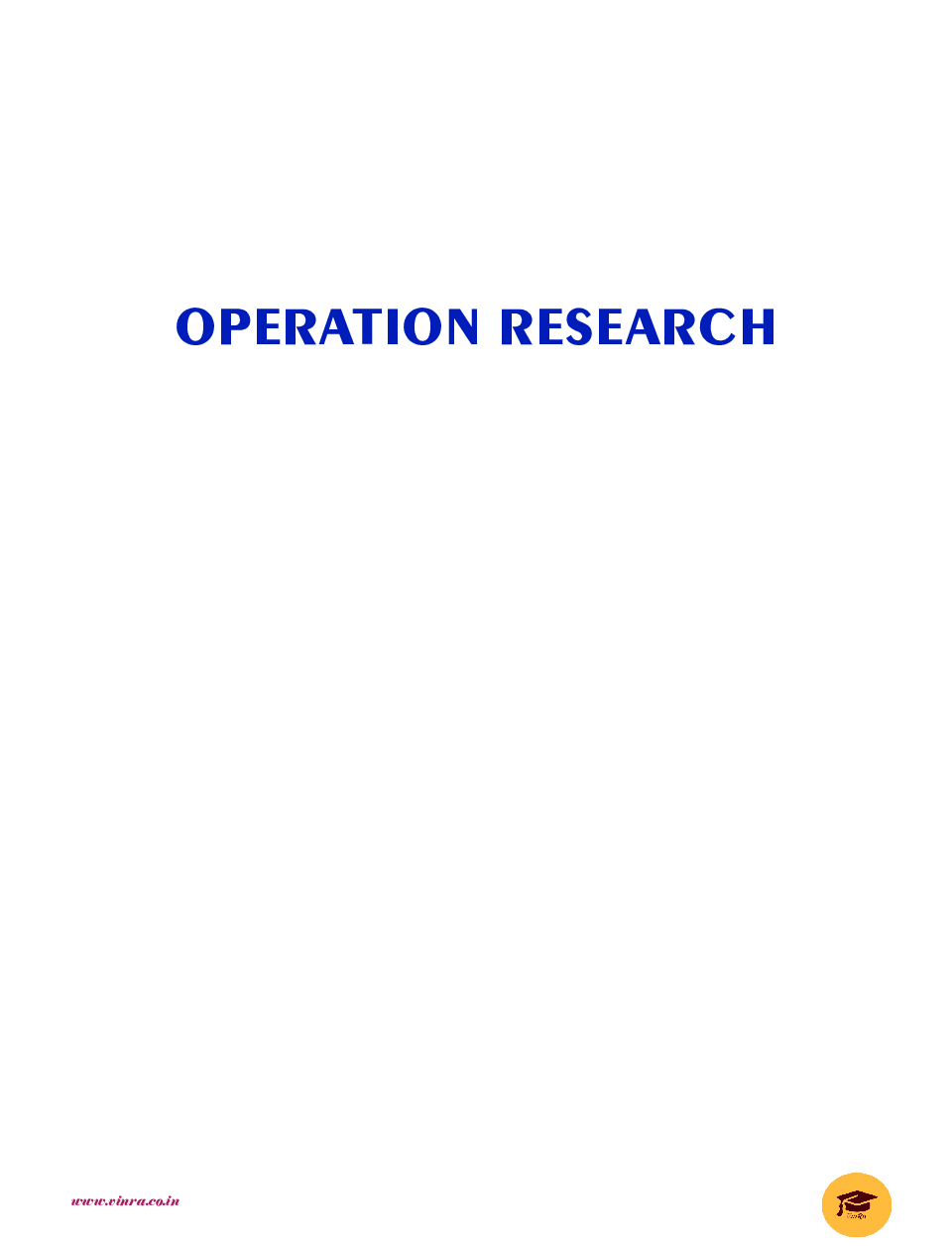 Operation Research - Page 2