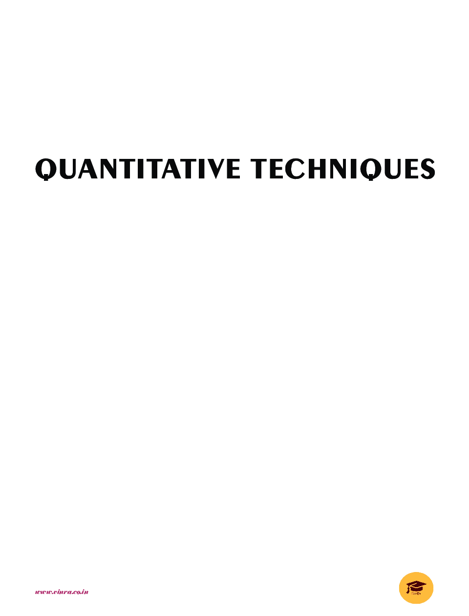 Quantitative Techniques - Page 2