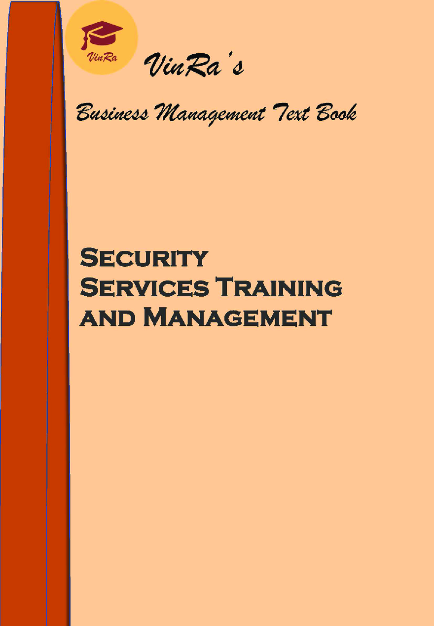 Security Services Training and Management - Page 1
