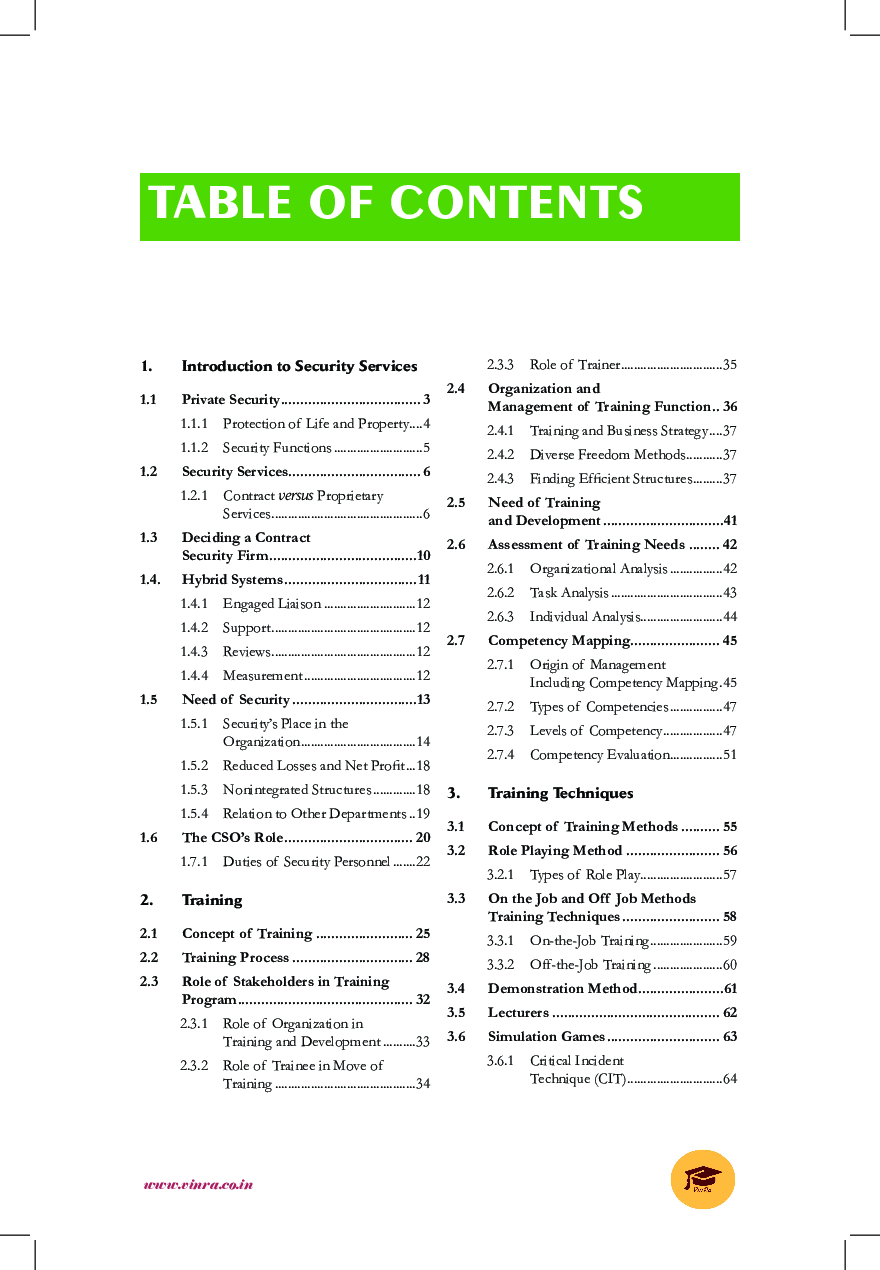 Security Services Training and Management - Page 4