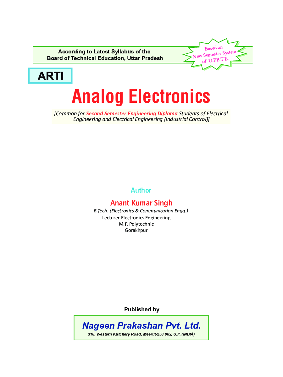 Analog Electronics - Page 2