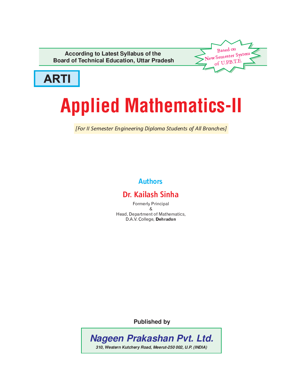Applied Mathematics-II - Page 2