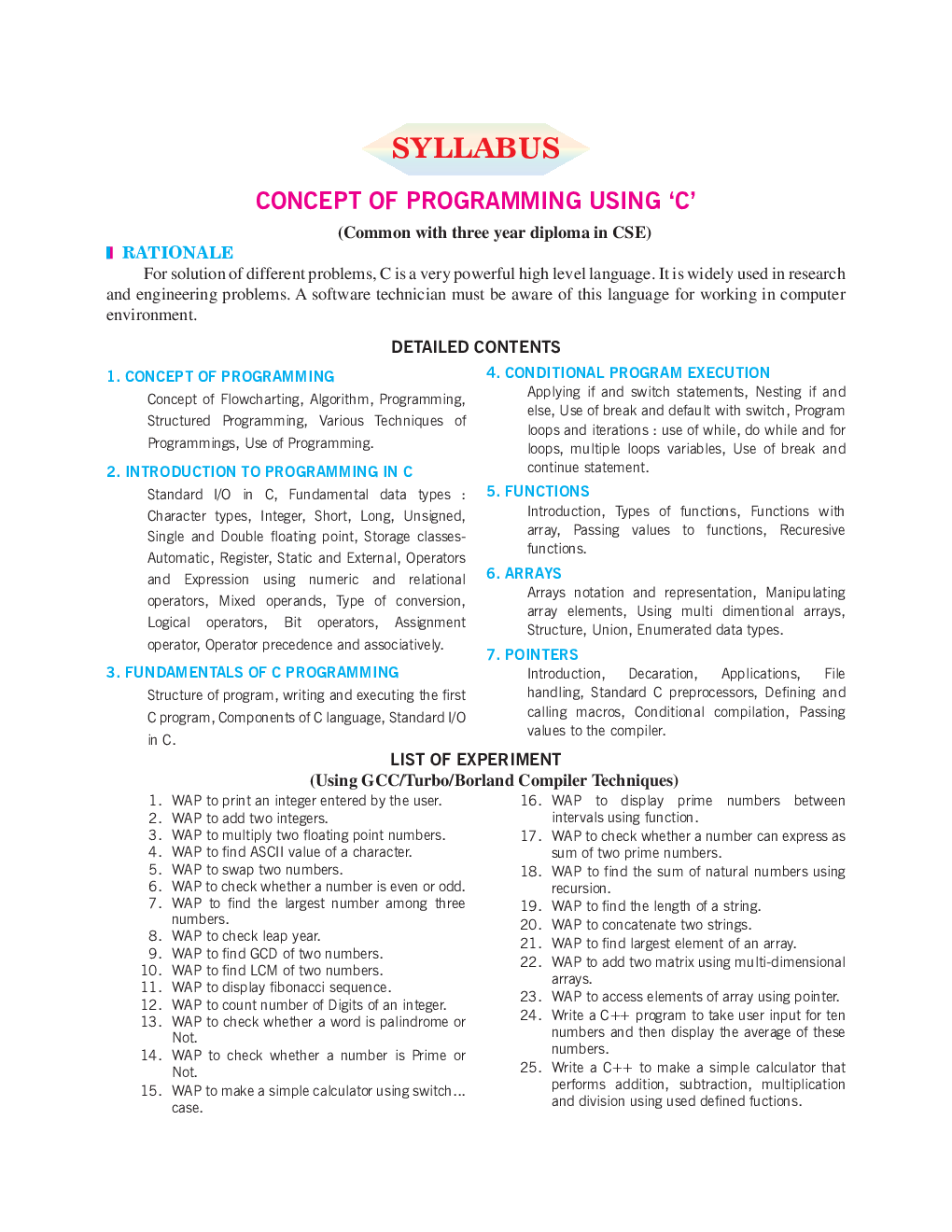 कॉंसेप्ट ऑफ़ प्रोग्रामिंग यूजिंग \'C\' - Page 5