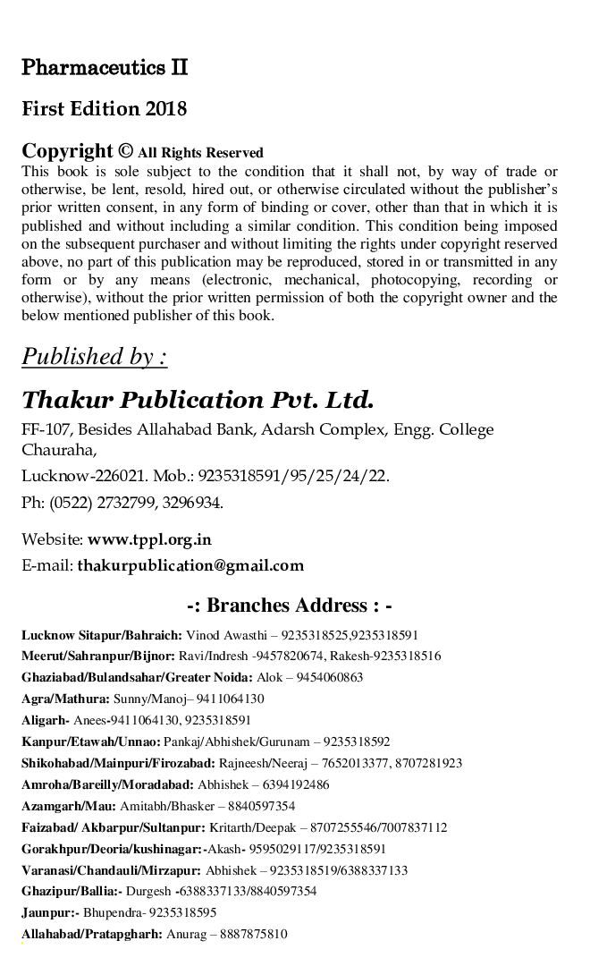 Pharmaceutics - II - Page 3