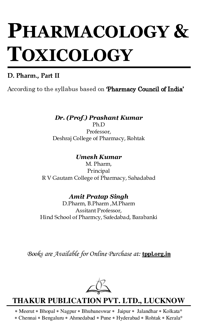 Pharmacology & Toxicology - Page 2