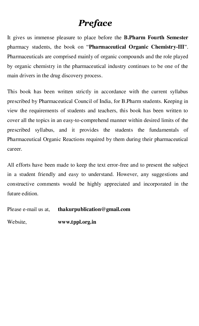 Pharmaceutical Organic Chemistry - III - Page 5